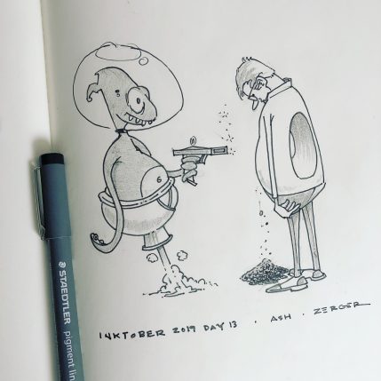 illustration-Inktober-2019-13-Ash