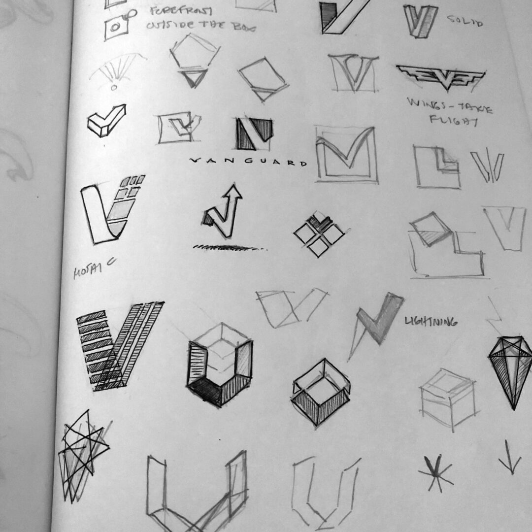 05-Vanguard-Logo-Sketches
