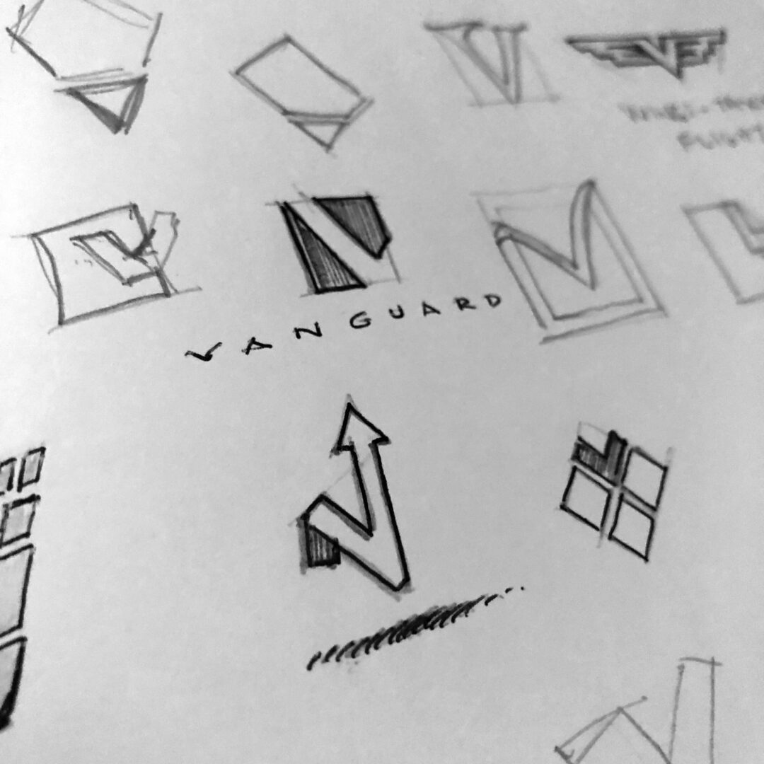 06-Vanguard-Logo-Sketches